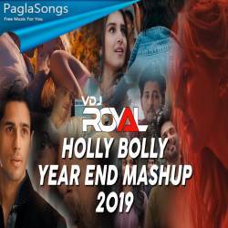 The Bollywood And Hollywood Year End Mashup 2019   VDj Royal Poster