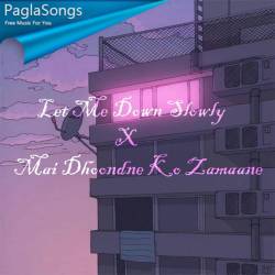 Let Me Down Slowly x Main Dhoondne Ko Poster