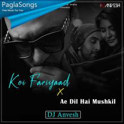 Koi Fariyaad x Ae Dil Hai Mushkil (Mashup)   DJ AnVesh Poster