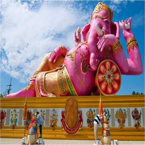 Cute Ganpati Bappa Puja Facebook Status Video Poster