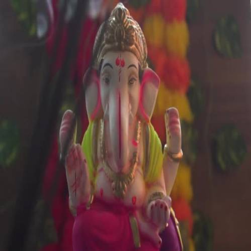 Ganesh Puja Biggest Day Status Video Poster